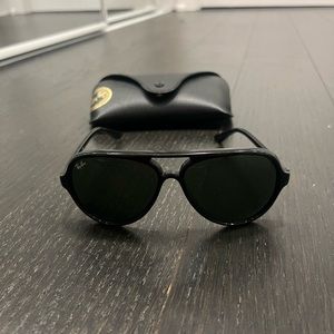 Ray-ban mens black sunglasses